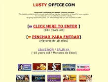 Tablet Screenshot of lustyoffice.com